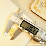  Mặt Dây Chuyền 12 Con Giáp Đính Đá 13.67mm - Bạc 925 Mạ Vàng Cao Cấp 