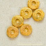  Charm Đệm Mạ Vàng 18k 6,55mm - Kim Loại Mạ Vàng 