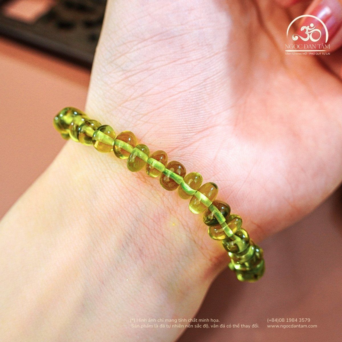  Vòng Tay Ngọc Phách An Xuân 5gram (Thanh Phách) 