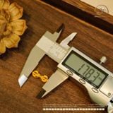  Charm Kim Cương Chử (Vajra) - Bạc 925 Mạ Vàng Cao Cấp 