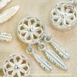  Charm Bạc Dream Catcher 9mm - Bạc 925 Cao Cấp 