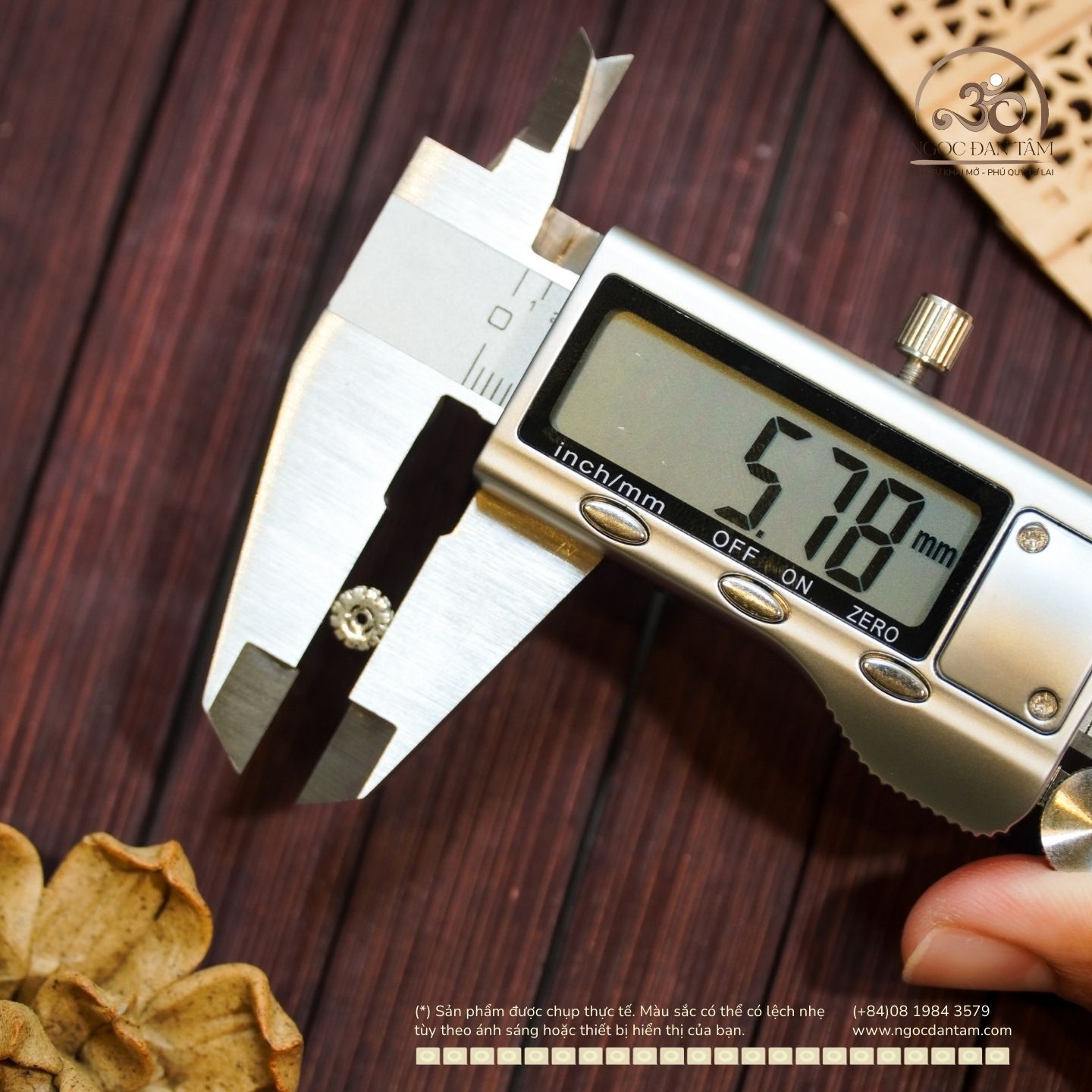  Charm Đệm Mạ Bạc 6mm 