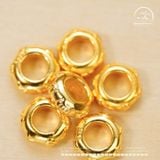  Charm Tròn Lục Tự 7.82mm - Bạc 925 Mạ Vàng Cao Cấp 
