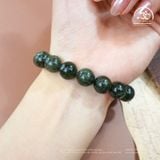  Vòng Tay Đá Thạch Anh Tóc Xanh 3A 11mm 