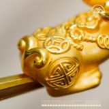  Tỳ Hưu 112 38,78mm - Đồng Thau Mạ Vàng 999 Cao Cấp 