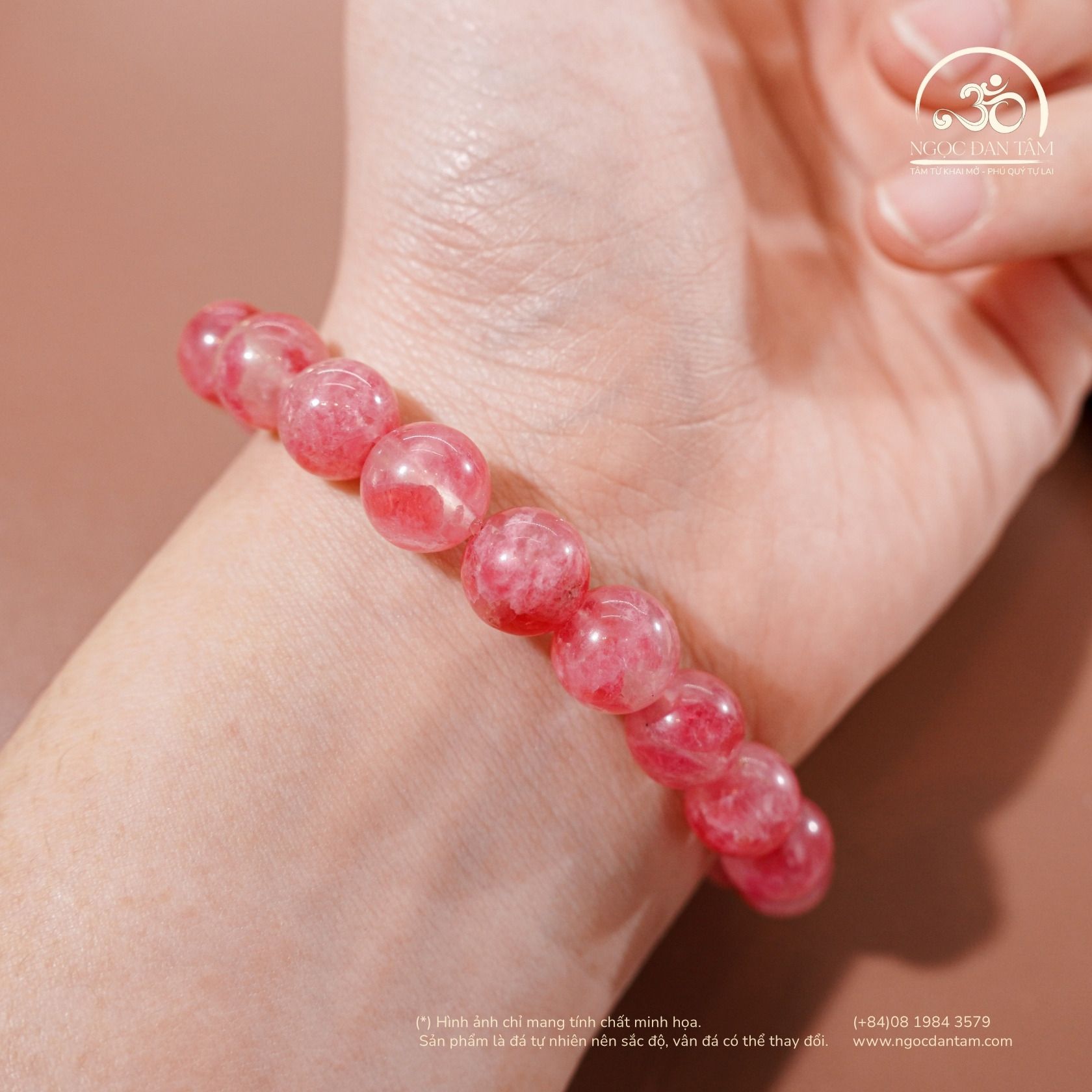  Vòng Tay Tường Vi 9mm 5A 