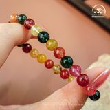 Vòng Tay Thạch Anh Tóc Hỗn Hợp 7mm 