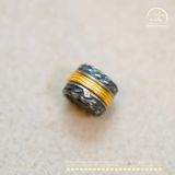  Charm Lông Vũ 8.03mm - Bạc 925 Mạ Vàng Cao 