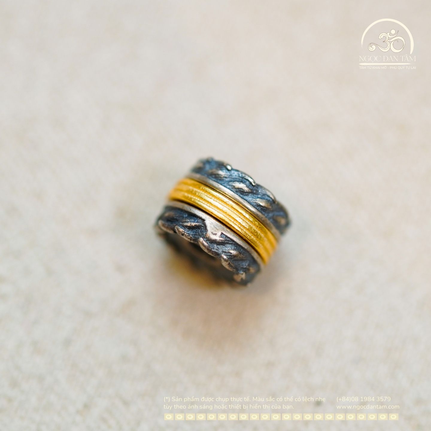  Charm Lông Vũ 8.03mm - Bạc 925 Mạ Vàng Cao 