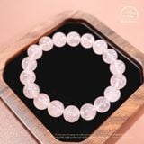  Vòng Tay Đá Thạch Anh Hồng Trong 10mm 2A 