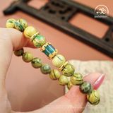  Vòng Tay Green Dragon Phối Charm Lu Thống 8mm 2A 