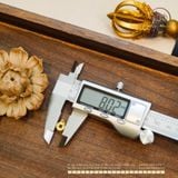  Charm Treo Đồng Tiền 8.02mm - Kim Loại Mạ Vàng Cao Cấp 