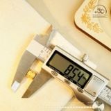  Charm Bánh Xe Đôi 8.5mm - Bạc 925 Mạ Vàng Cao Cấp 