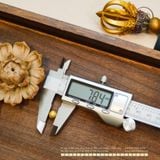  Charm Tròn Sư Tử 7.84mm - Kim Loại Mạ Vàng 