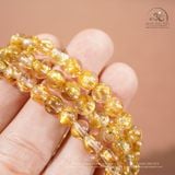  Chuỗi Thạch Anh Tóc Vàng Đồng Trục VVip 6mm 