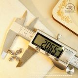  Mặt Dây Chuyền Kim Cang Phối Đá - Bạc 925 Mạ Vàng Cao Cấp 