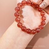  Vòng Tay Thạch Anh Dâu Tây 10mm 5A 