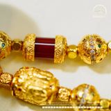  Lắc Tay Bạc Mạ Vàng Tứ Diện Phật 