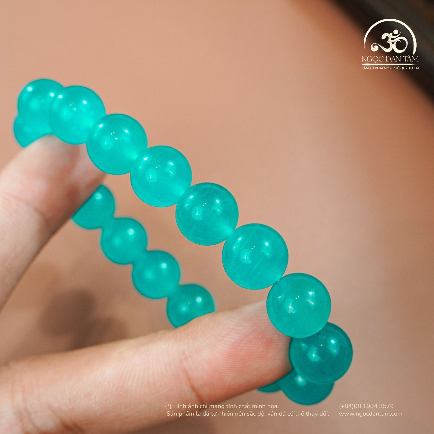  Vòng Tay Đá Amazonite 10mm 8A 