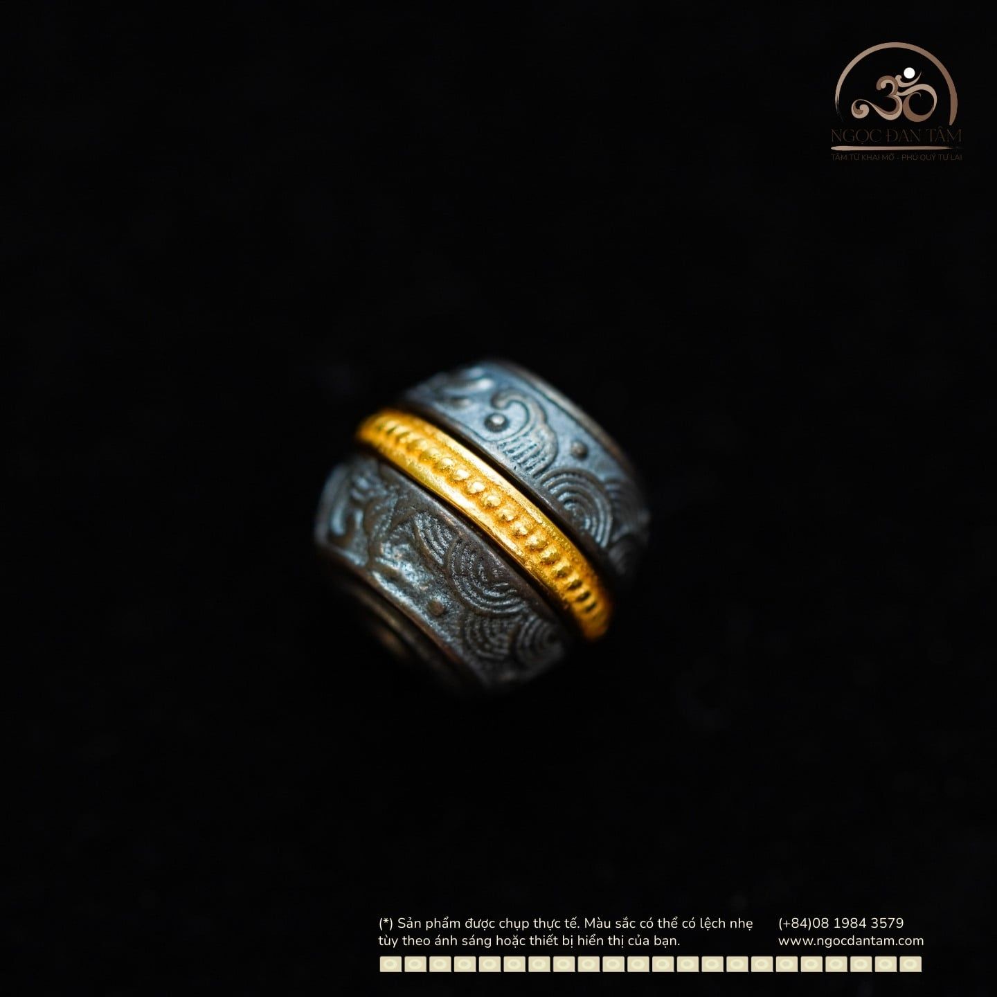  Charm Hamburger Nhỏ 9,54mm - Bạc 925 Mạ Vàng Cao Cấp 