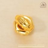  Charm Tròn Lục Tự 7.82mm - Bạc 925 Mạ Vàng Cao Cấp 