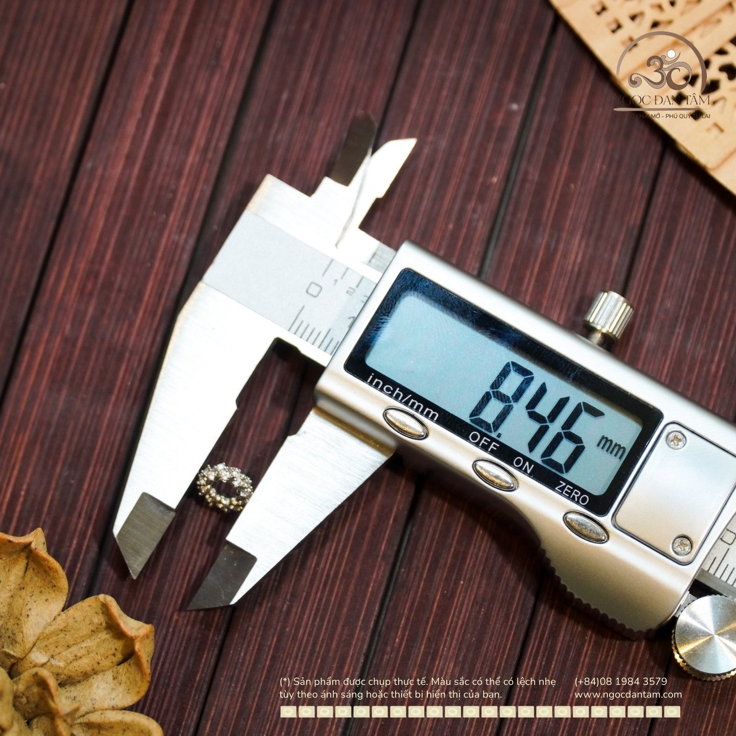  Charm Tròn Đính Đá Màu Bạch Kim 8,46 - Kim Loại Mạ Bạc Cao Cấp 