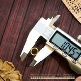  Charm Vòng Tròn 10mm - Bạc 925 Mạ Vàng 