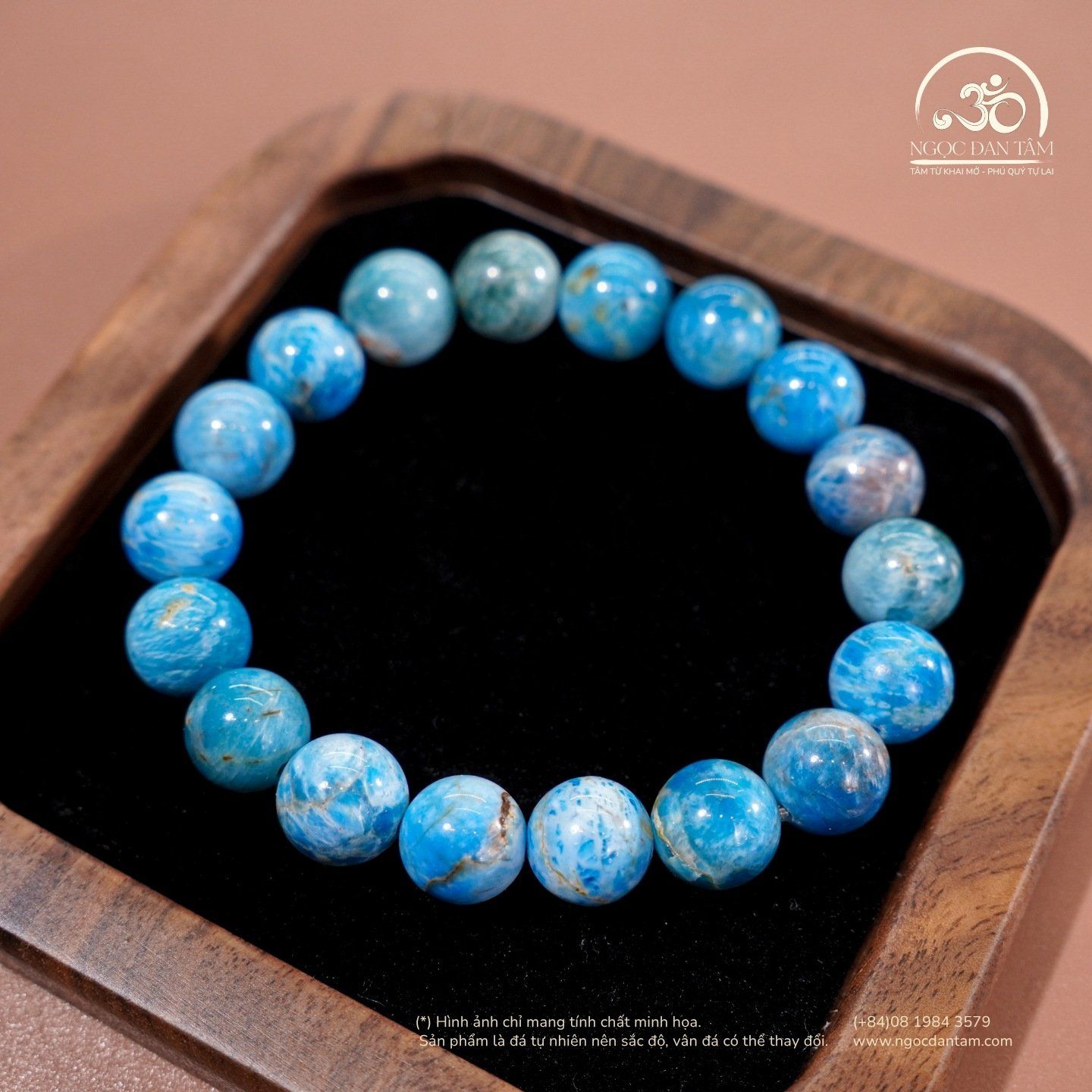  Vòng Tay Larimar 10mm 3A 