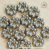  Charm Vòng Tròn Bi - Bạc Cao Cấp 