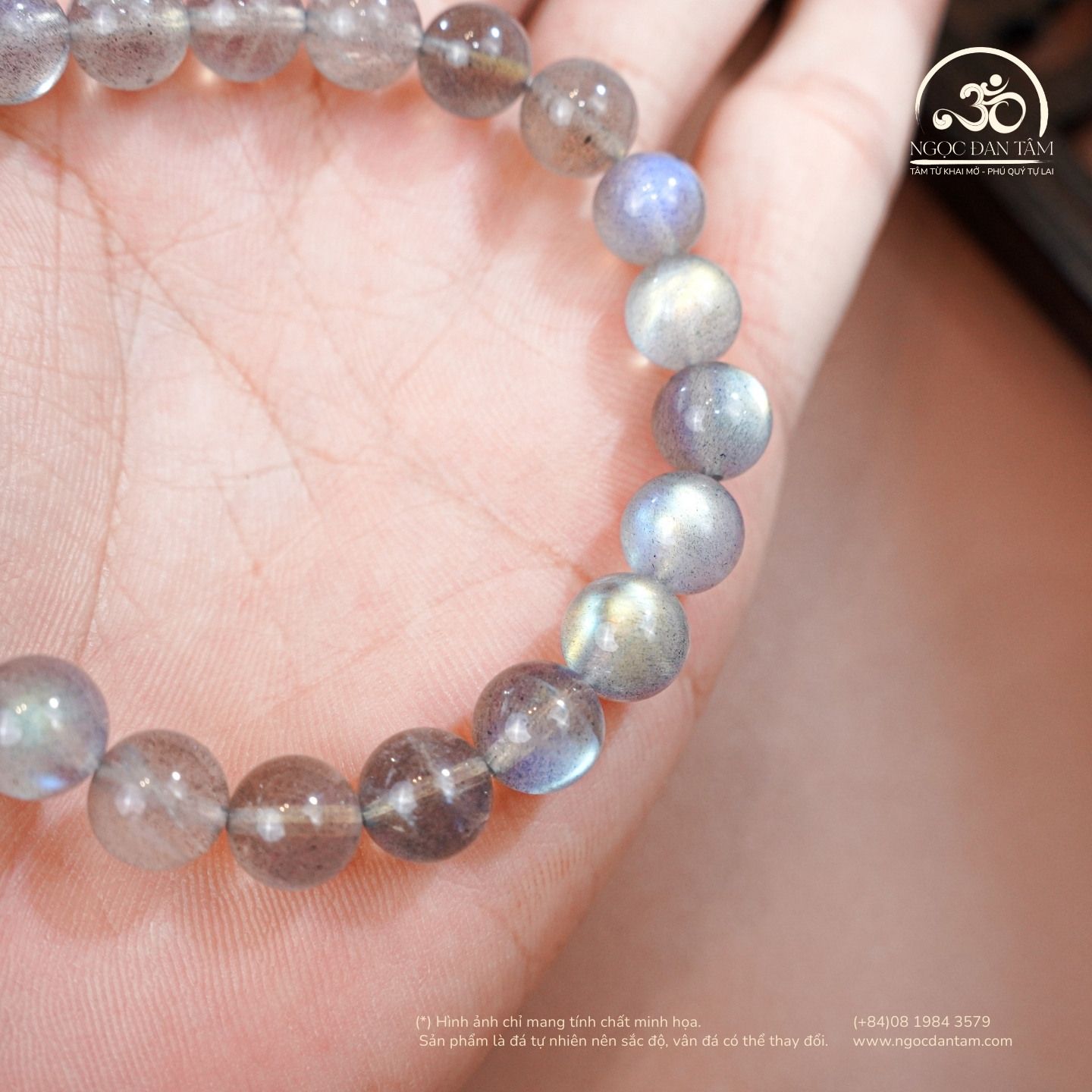  Vòng Tay Đá Xà Cừ 8mm 5A 