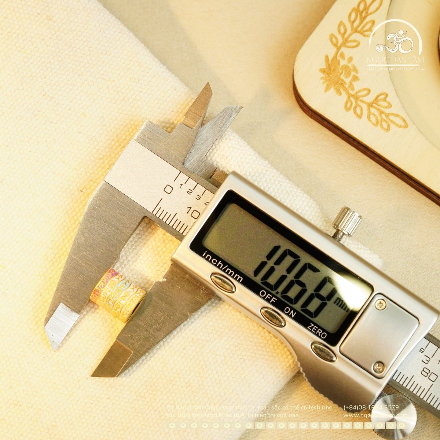  Charm Lu Thống Ngũ Sắc 10mm - Bạc 925 Mạ Vàng Cao Cấp 