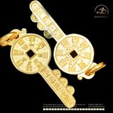  Mặt Dây Chuyền Chìa Khóa Vàng - Bạc 925 Mạ Vàng Cao Cấp 