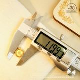  Mặt Dây Chuyền 12 Con Giáp Vòng Xoay Đính Đá 11.99mm - Bạc 925 Mạ Vàng Cao Cấp 