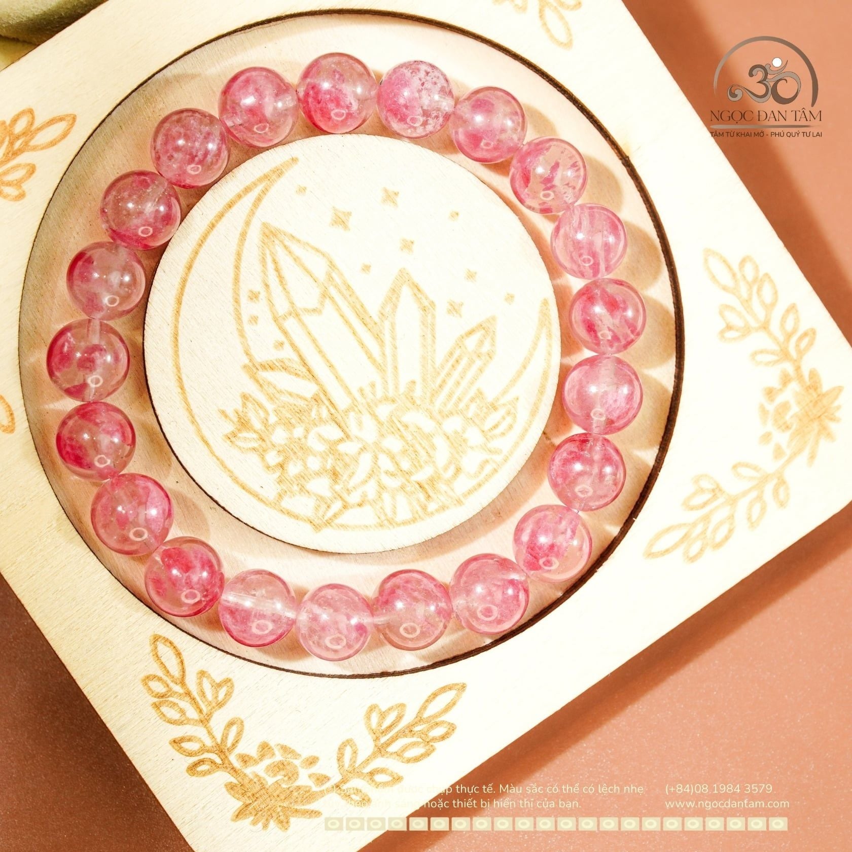  Vòng Tay Tường Vi 9mm 5A 