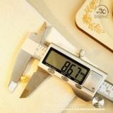  Charm Đuôi Cá 8mm - Bạc 925 Mạ Vàng Cao Cấp 