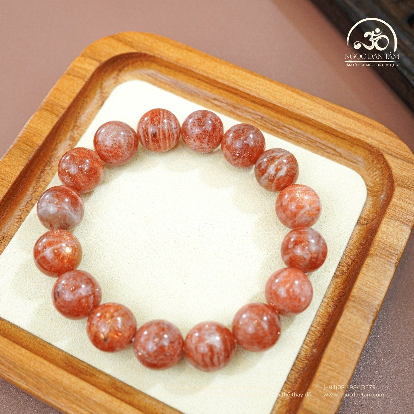  Vòng Tay Đá Mặt Trời 11mm 4A 