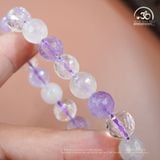  Vòng Tay Thạch Anh Hỗn Hợp Cắt Giác 10mm 