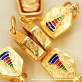  Charm Hoàng Thần Tài Sắc Màu - Bạc 925 Mạ Vàng Cao Cấp 