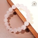  Vòng Tay Đá Thạch Anh Hồng Trong 10mm 2A 