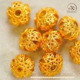  Charm Lồng Đèn 7.72mm - Kim Loại Mạ Vàng Cao Cấp 