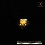  Charm Bát Giác 7.39mm - Bạc 925 Mạ Vàng 