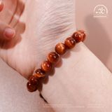  Vòng Tay Mắt Hổ Nâu Đỏ 8mm - 10mm 6A 