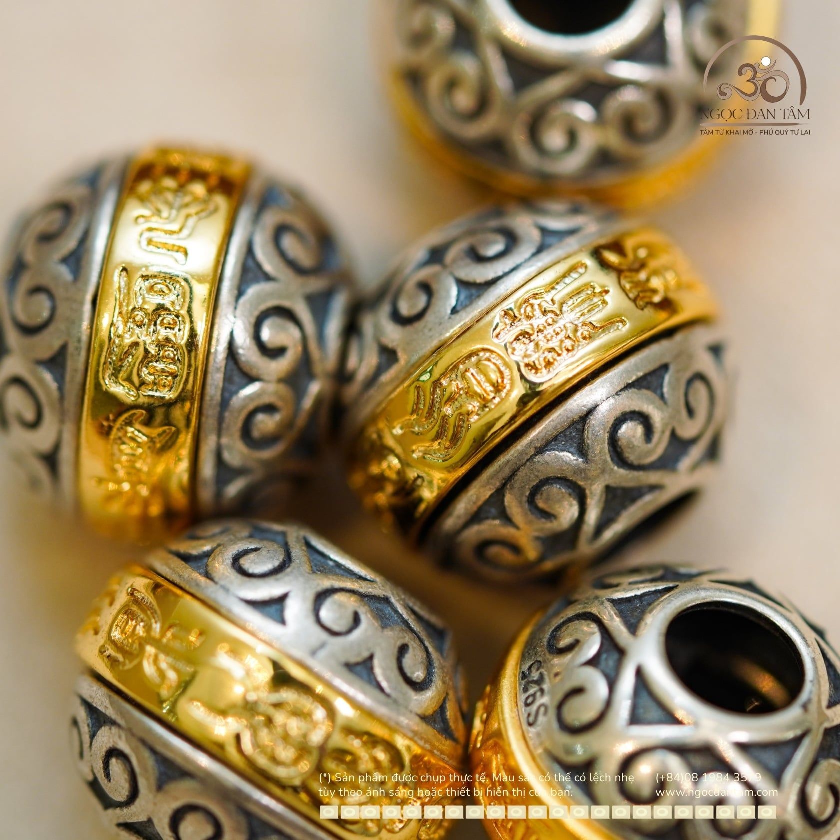  Charm Thái Tuế (Nhỏ) - Bạc 925 Mạ Vàng Cao Cấp 