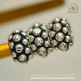  Charm Đệm Vảy Rồng Lớn 7mm - Bạc Cao Cấp 