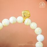  Vòng Tay Vỏ Sò Tai Tượng 3A - 8mm  Phối Charm 
