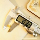  Charm Tròn Nhẫn 10.18mm - Bạc 925 Mạ Vàng Cao Cấp 