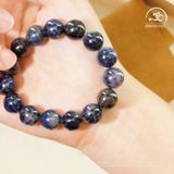  Vòng Tay Đá Sapphire Việt Nam 12mm 