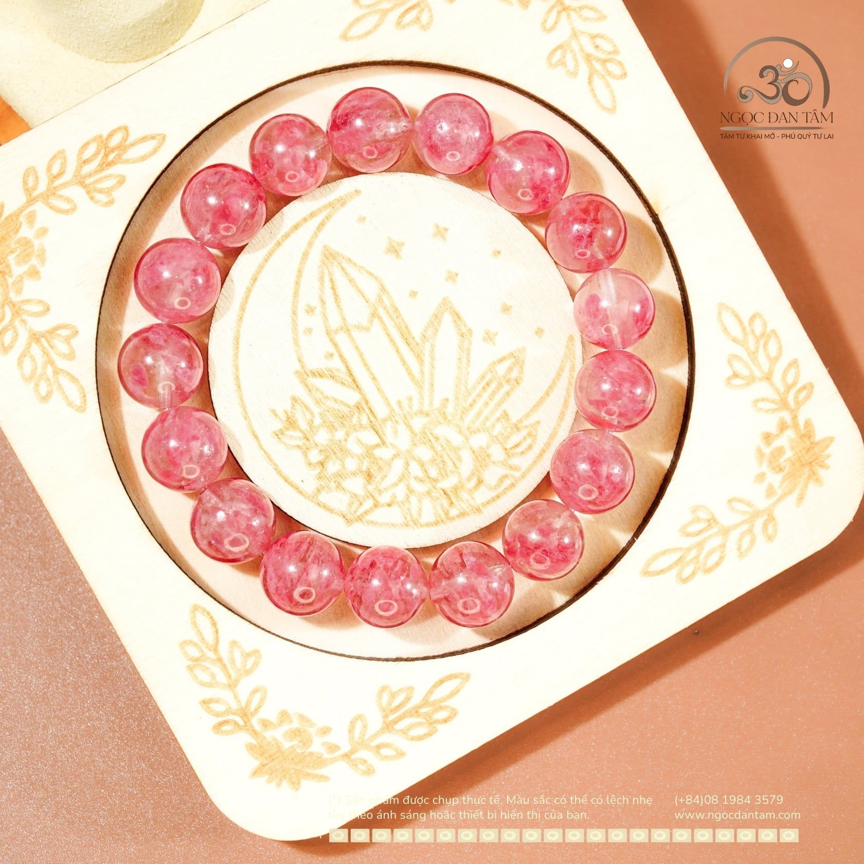  Vòng Tay Tường Vi 10-11mm 5A 