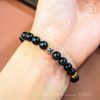  Vòng Tay Đá Thạch Anh Mắt Chim Ưng 6mm 5A Phối Charm Lu Nhỏ 