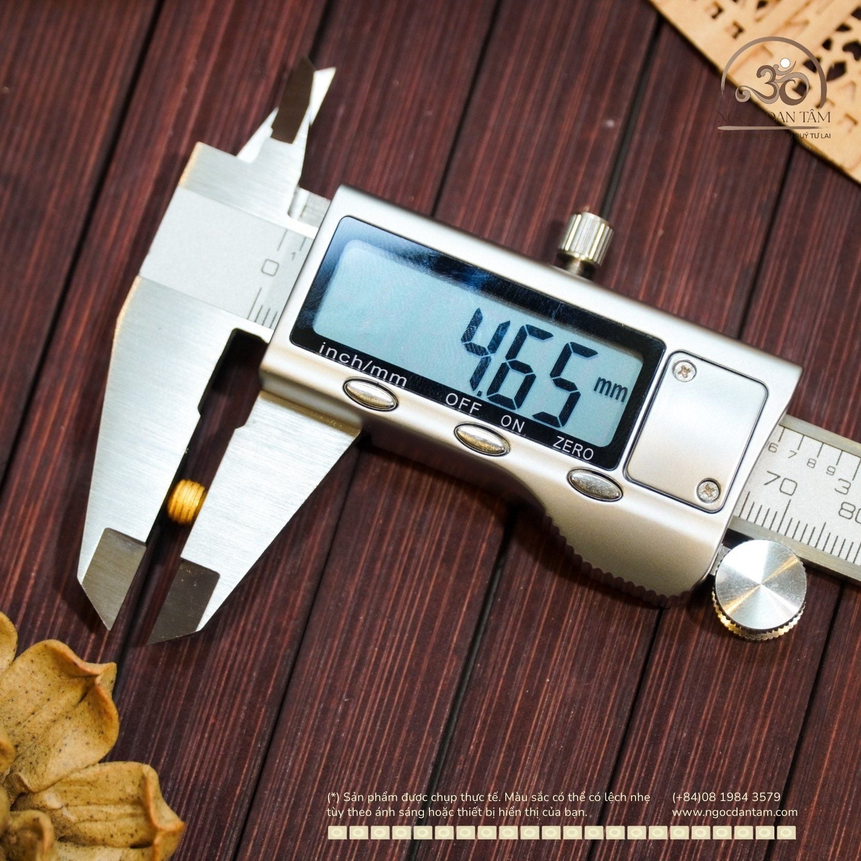  Charm 5 Vòng Nhỏ 4,65mm - Bạc 925 Mạ Vàng Cao Cấp 